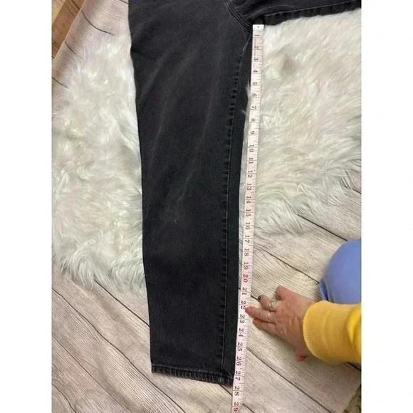 Vintage Lee Jeans Black Wash Women's Size 6 READ DESCRIPTION - Picture 8 of 10